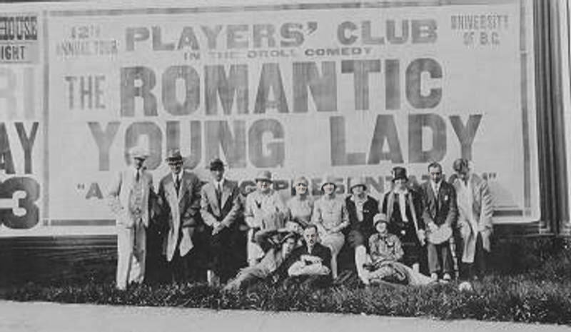 The cast of our 1927 production