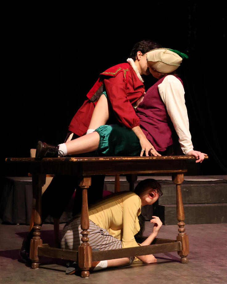 Webster witnesses a forbidden kiss